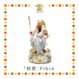 PRAYING  STATUE 19寸 实心极彩绿祥龙关公