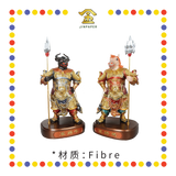 PRAYING STATUE 19" 树脂金缕彩牛头马面