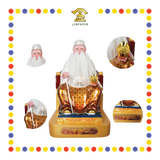 PRAYING STATUE 19寸 纱笼宋谷帽真须白衣拿督公-拐