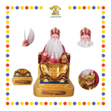 PRAYING STATUE 19寸 纱笼皇帽真须红衣拿督公-刀