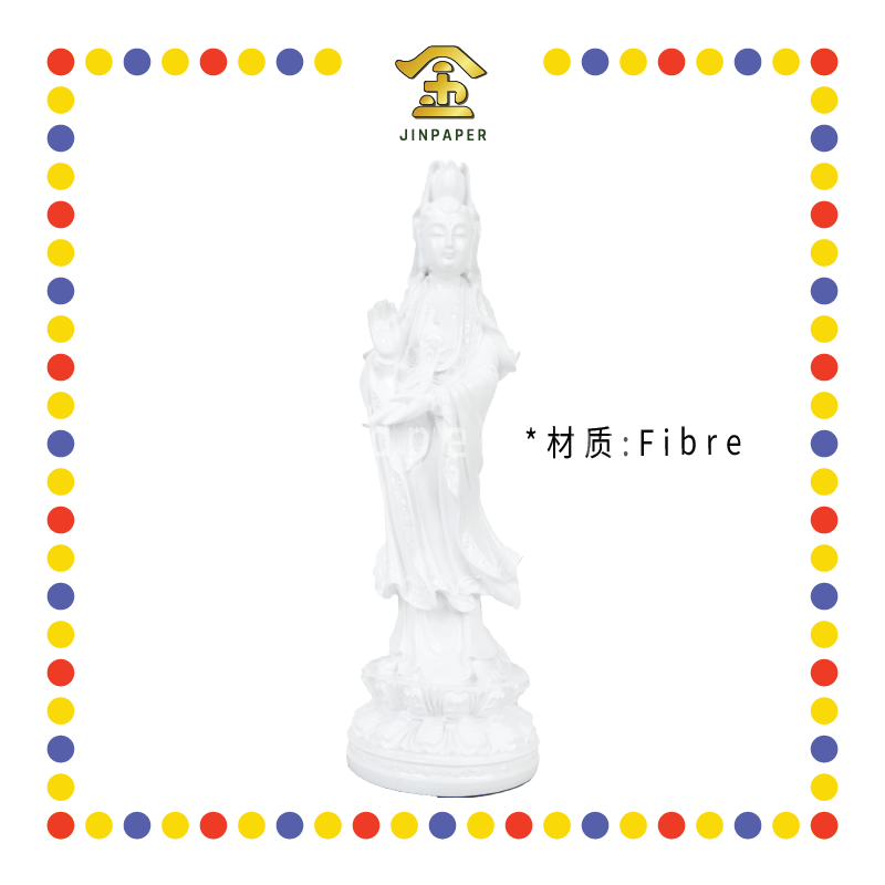 PRAYING STATUE 19cm 站白观音