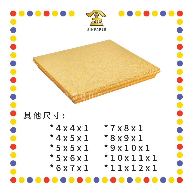 STATUE STAND 1"高 金皮金木神座(多种尺寸)