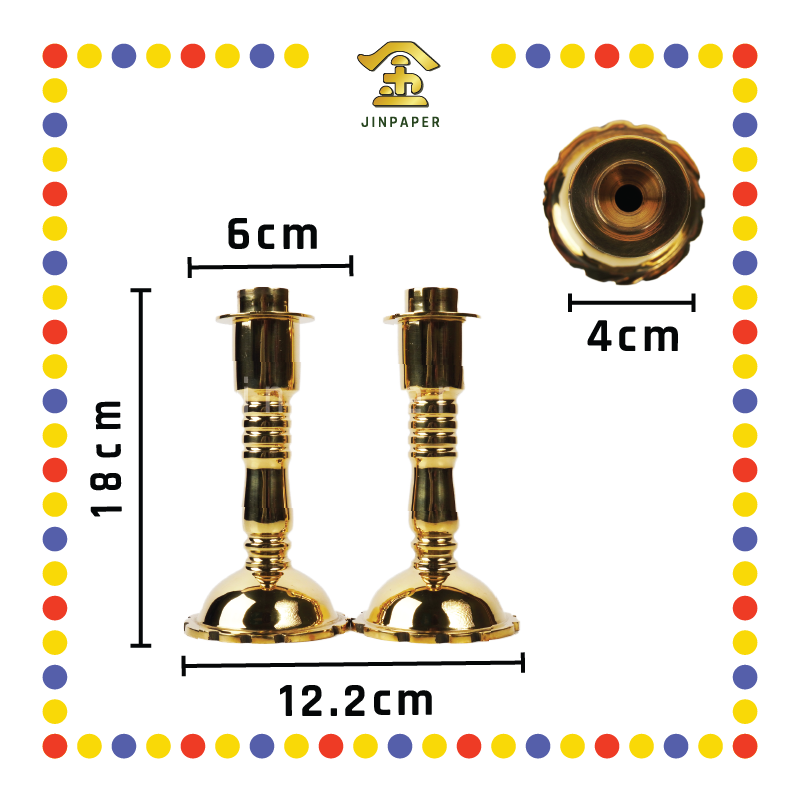 PRAYING CANDLESTICK 1号 双用铜烛台