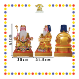 PRAYING  STATUE 24" 彩色伯公