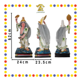 PRAYING  STATUE 24" 彩色立体大二伯爷
