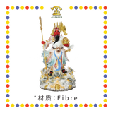 PRAYING  STATUE 26寸 实心极彩绿祥龙关公