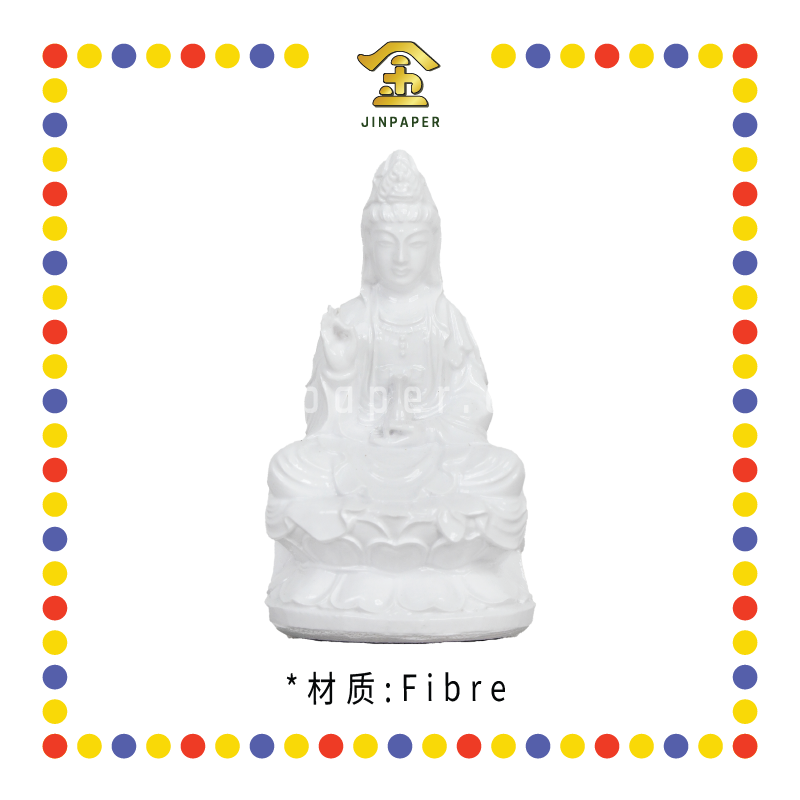 PRAYING STATUE 2½寸 全白观音