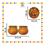 JOSS CANDLE 2号代代有钱酥油烛【红色/黄色】