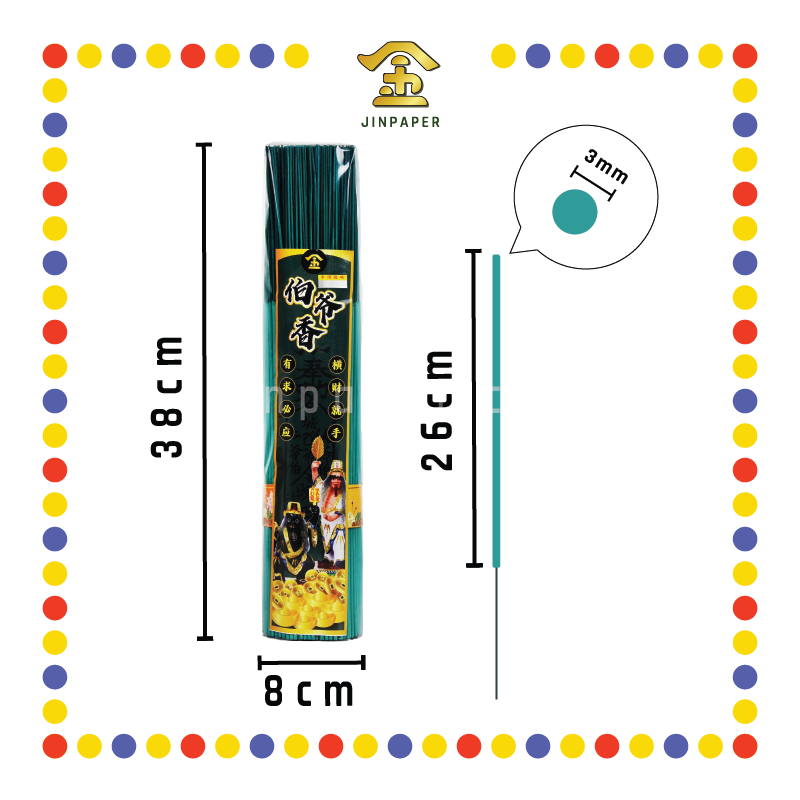 JOSS STICK 38cm 1.3 (金)伯爷青香(850g)