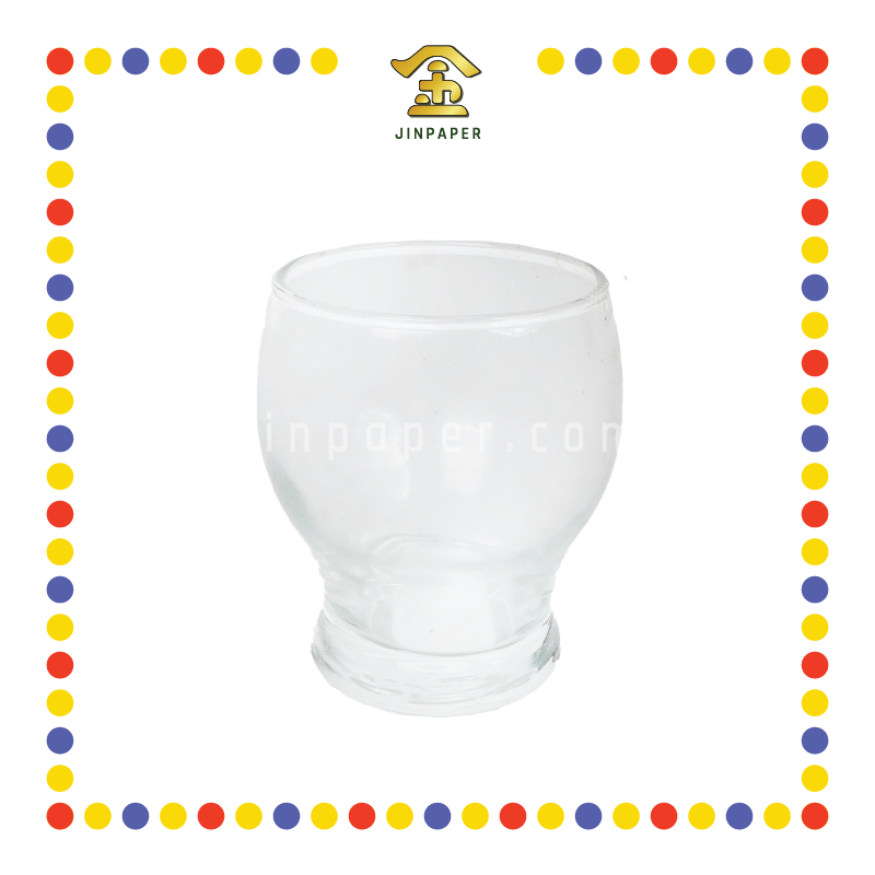 GLASS WARE 3寸半曲面玻璃杯(小)