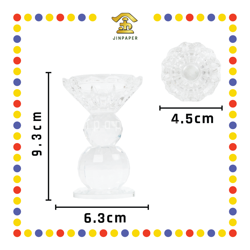 PRAYING CANDLESTICK 3号水晶烛台