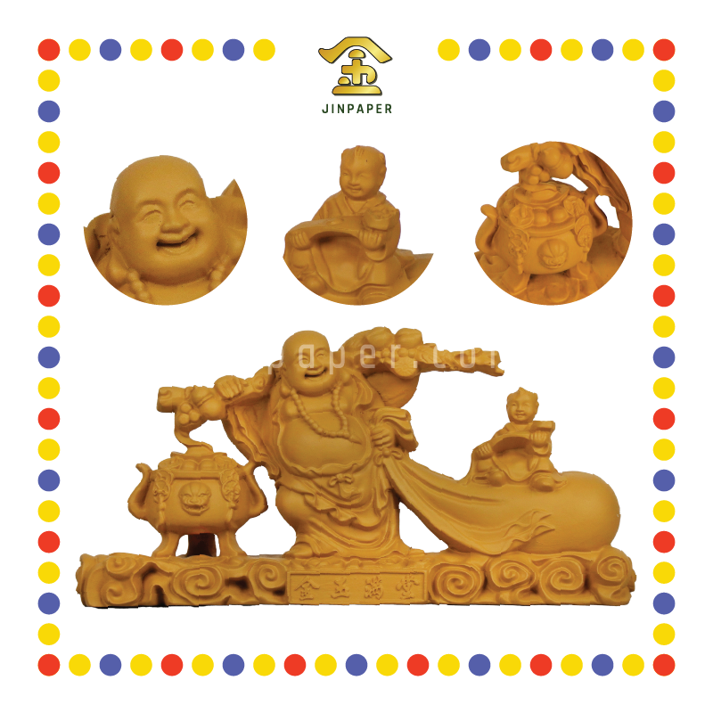 PRAYING STATUE 3寸 弥勒佛(金玉满堂)