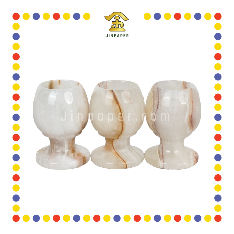 PRAYING CUP  3寸 高脚玉酒杯(套)