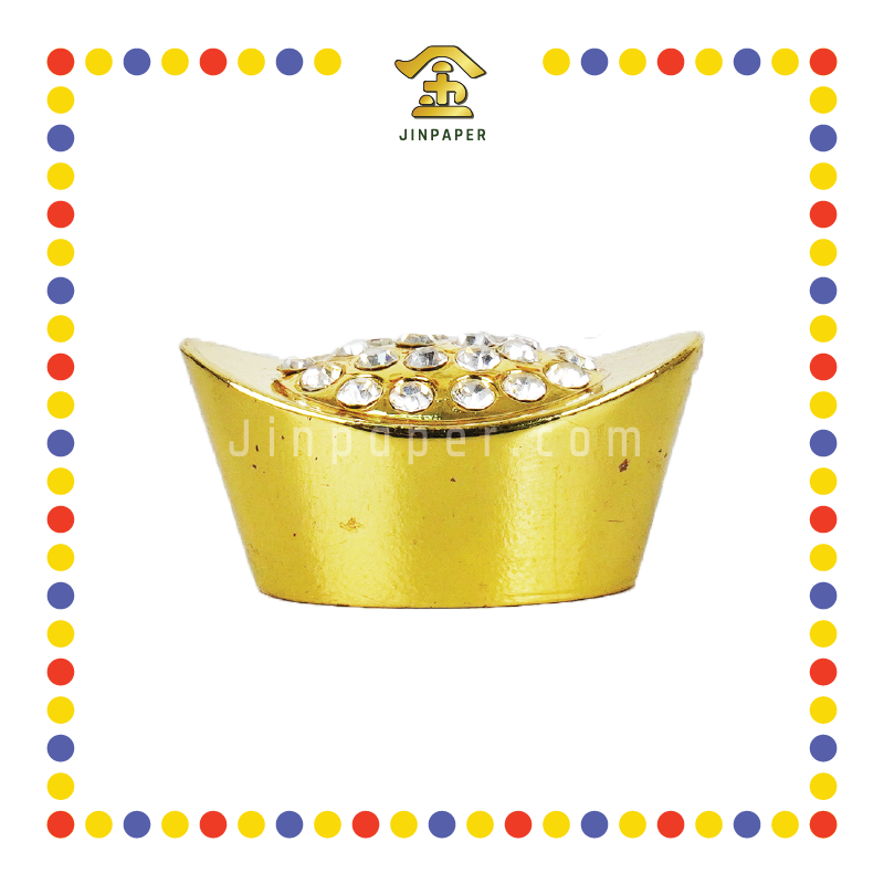 LUCKY GOODS 3cm 招财砖石金元宝