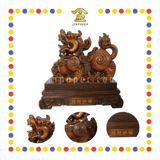 LUCKY GOODS 42# 小叶紫檀旺财守业/招财纳福貔貅