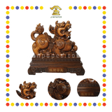 LUCKY GOODS 42# 小叶紫檀旺财守业/招财纳福貔貅