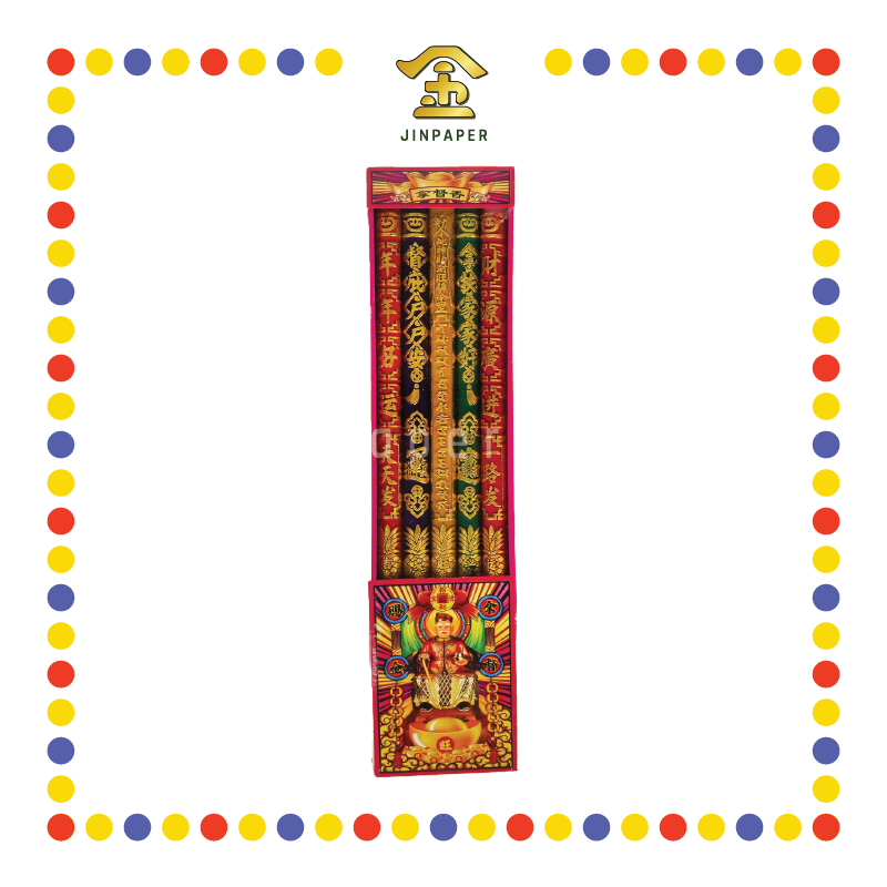 JOSS STICK 42cm 五色五支拿督公香