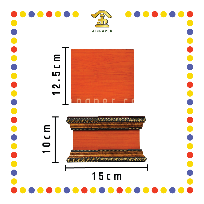 STATUE STAND 4"高 木色神座(加重)(多种尺寸)