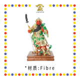 PRAYING STATUE 4寸 金缕彩站方座剑指关公
