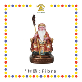 PRAYING  STATUE 4寸 金缕彩拐杖大伯公