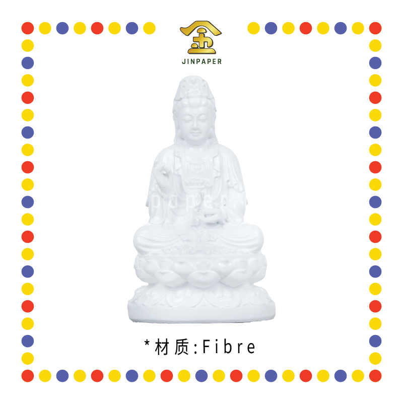 PRAYING STATUE 4寸 (小)坐全白观音