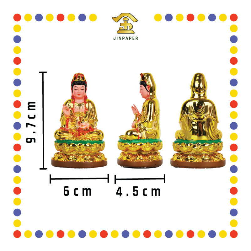 PRAYING STATUE 4寸 电金观音