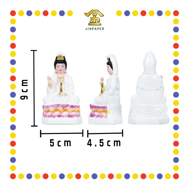 PRAYING STATUE 4寸 彩色观音