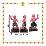 PRAYING STATUE 4寸 树脂七彩五鬼(套)