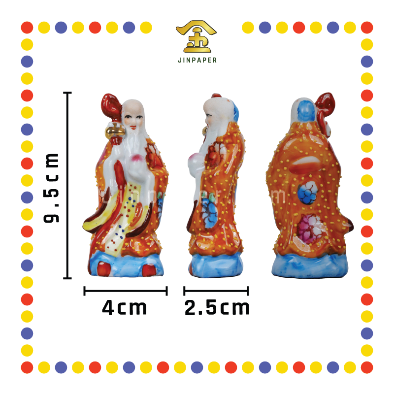 PRAYING STATUE 4寸 日彩三星