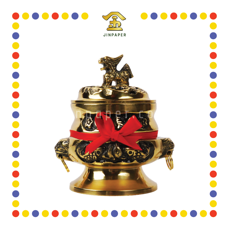 PRAYING CENSER 4号 双钱宣炉 (香炉)