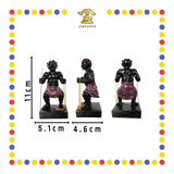 PRAYING STATUE 4寸 树脂七彩五鬼(套)