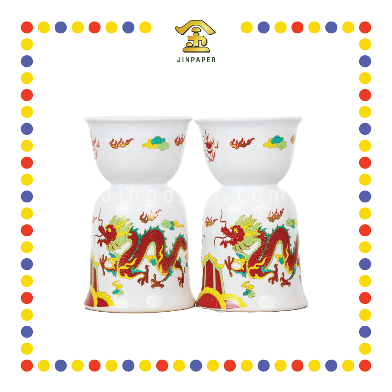 PRAYING CANDLESTICK 4号 金口龙烛台