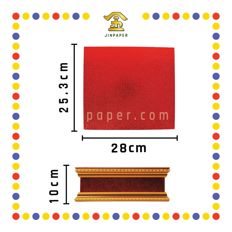 STATUE STAND 4"高 红皮神座(多种尺寸)