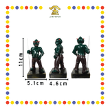 PRAYING STATUE 4寸 树脂七彩五鬼(套)