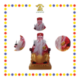 PRAYING STATUE 4寸 宋谷帽拿督公-真须/红衣/刀