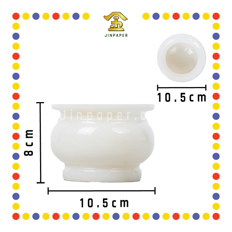 PRAYING CENSER【4寸/5寸/6寸】大理石炉 (香炉)
