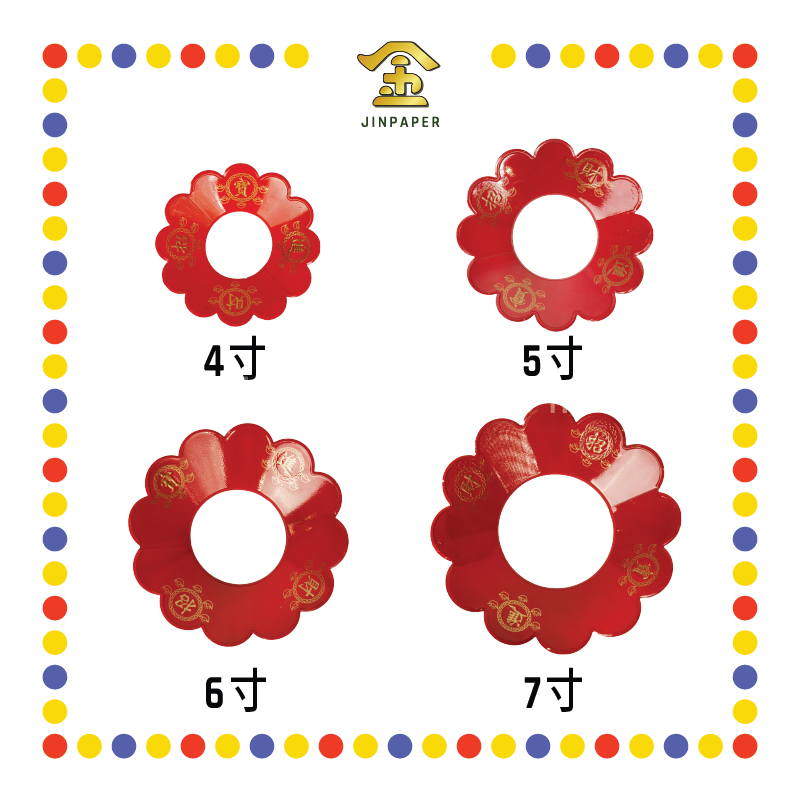 PRAYING CENSER【4寸/5寸/6寸/7寸/8寸】红色炉围 (香炉)