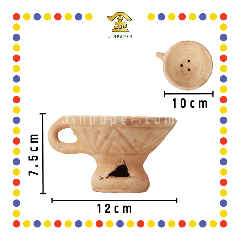 PRAYING CENSER【4寸/5寸/6寸/7寸】土庄甘文炉 (香炉)