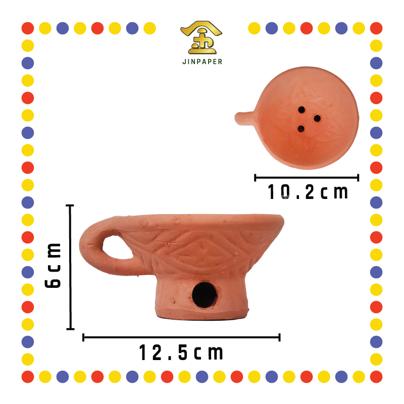 PRAYING CENSER 4寸 D土庄甘文烟炉