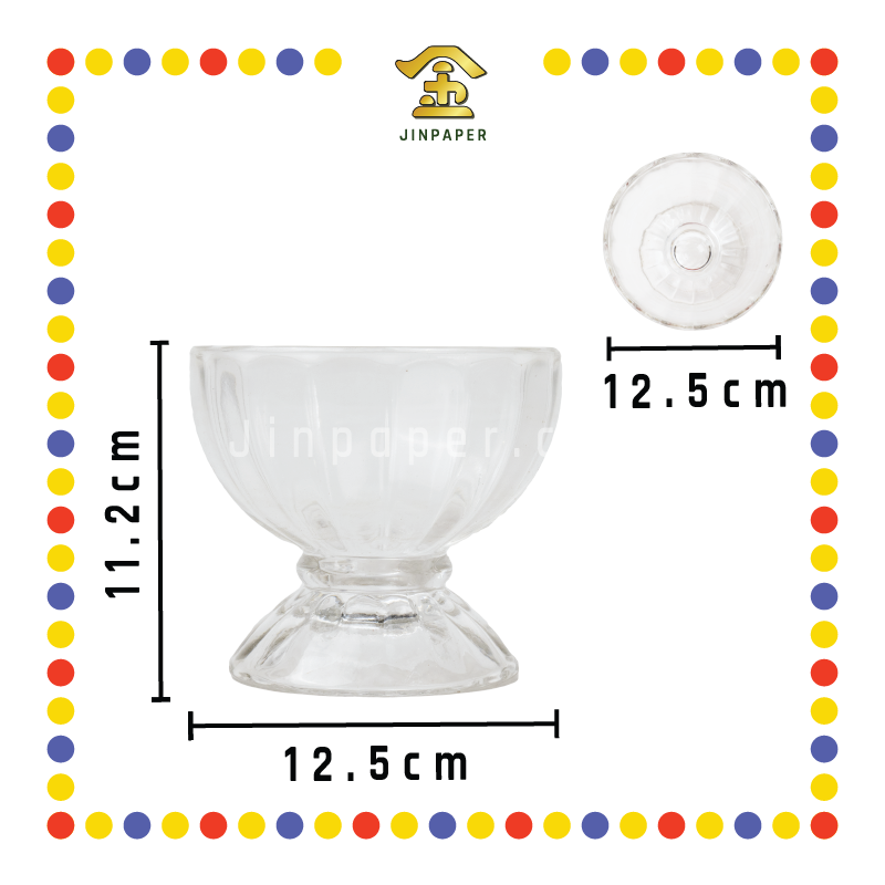 OIL LAMP CUP 5118 圆厚水晶玻璃杯