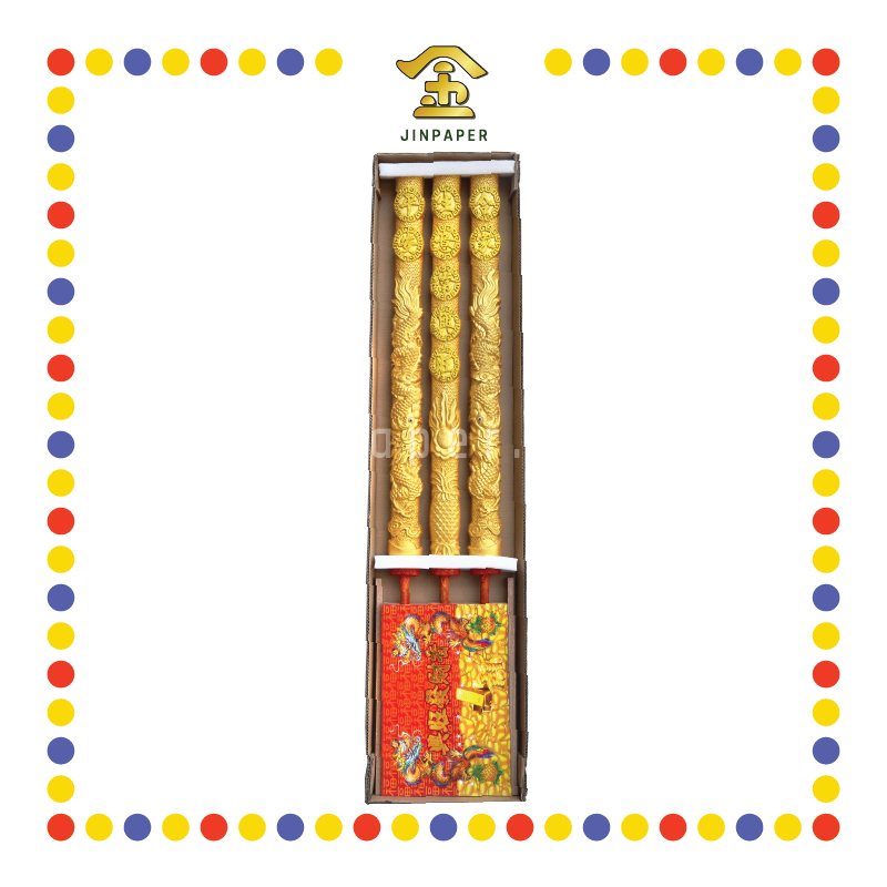 JOSS STICK 5尺 2号金上金檀香发财香