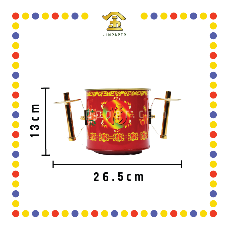 PRAYING CENSER【5寸/6寸/7寸/8寸】彩色蜡烛香炉 (香炉)