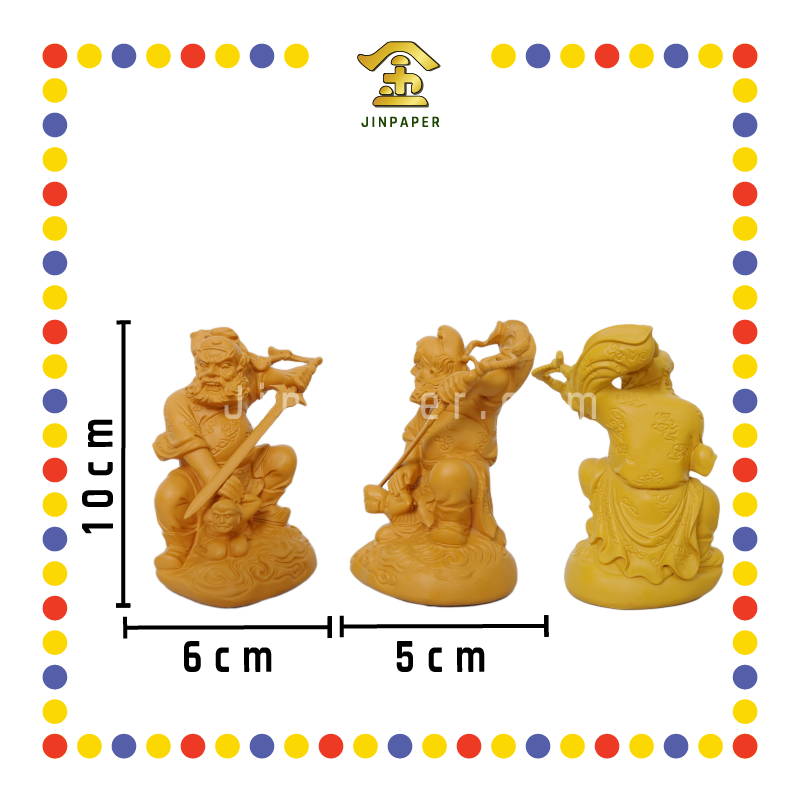 PRAYING STATUE 5寸 木色钟馗