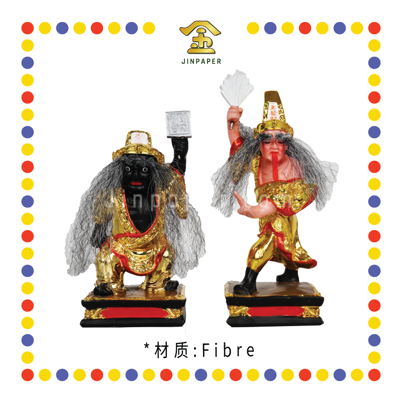 PRAYING STATUE 6寸 镀金大二伯爷(对)