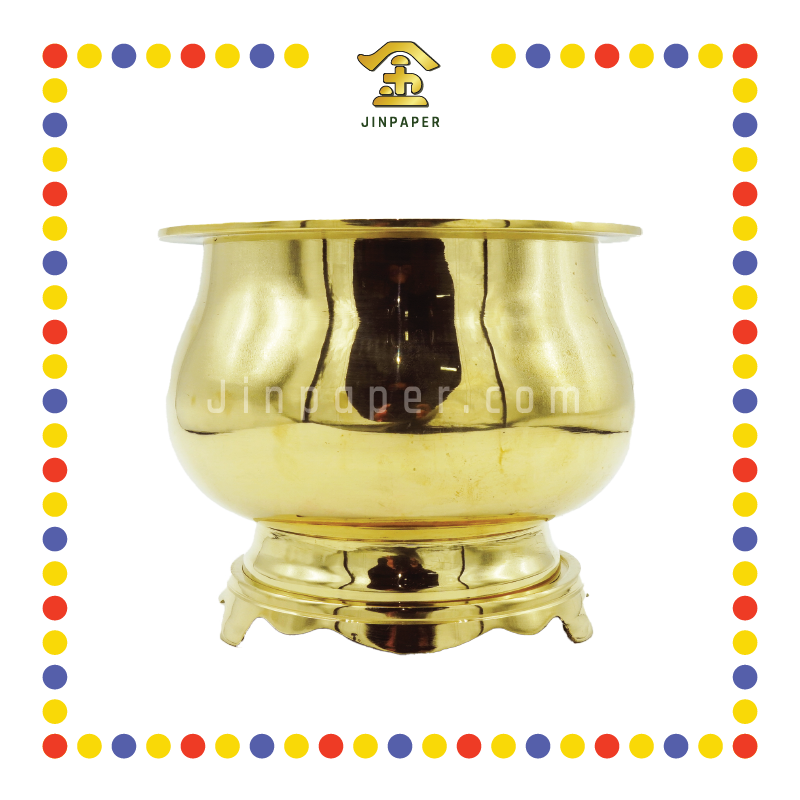 PRAYING CENSER 6寸 铜光身炉 (香炉)