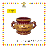 PRAYING CENSER【6寸/7寸】朱红福寿祖先炉