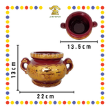 PRAYING CENSER【6寸/7寸】朱红福寿祖先炉