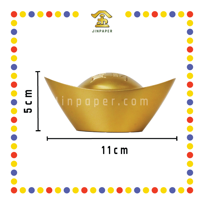 LUCKY GOODS 7号 11cm 铜元宝