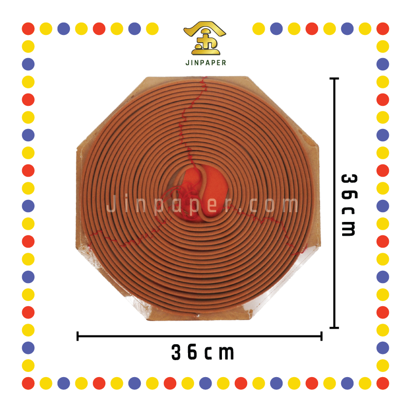 INCENSE COIL (箱)7天塔香 45片庄 (檀香)