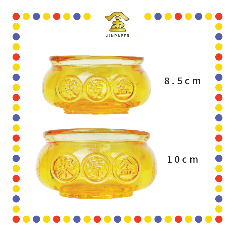 TREASURE BOWL【8.5cm/10cm】水晶聚宝盆